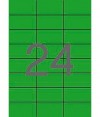 ETIQUETAS ADHESIVAS 70X37 VERDE
