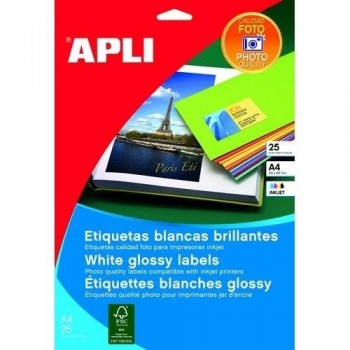 ETIQUETA INK GLOSSY CALIDAD FOTOGRAFICA 199.6X289.1 10H