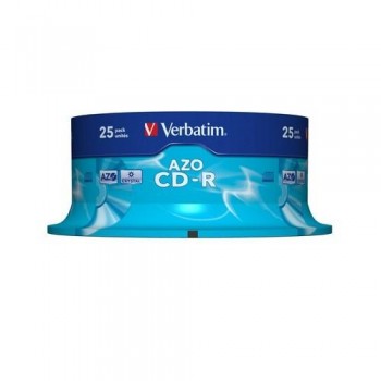 CD-R 700 MB 80 MIN. VERBATIM TARRINA DE 25
