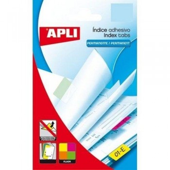 ÍNDICE AUTOADHESIVOS 12X40 COLORES SURTIDOS 48 UNI