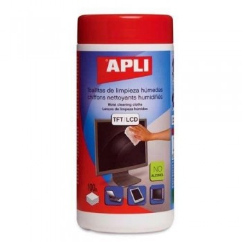 TOALLITAS LIMPIEZA PANTALLA 100UDS