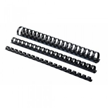 CANUTILLO PLASTICO REDONDO NEGRO