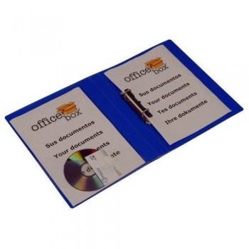 CARPETA 2 ANILLAS 16MM A-4+ SUPRA COLORES