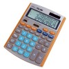 CALCULADORA 12DIG NARANJA MILAN CON CONVERSOR DE MONEDA