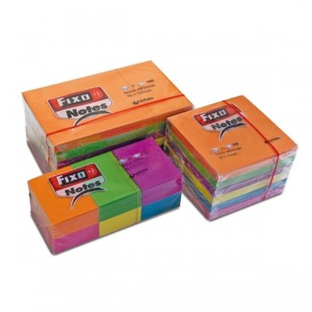 PACK 12 BLOC NOTAS ADHESIVAS 38X51 FIXO NEON