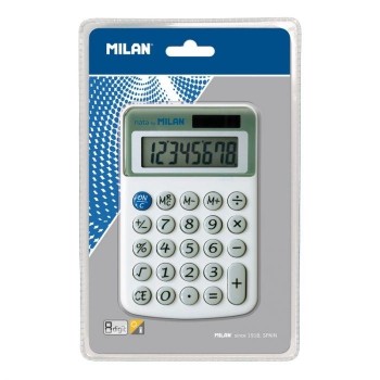 CALCULADORA BLANCA MILAN 8 DIGITOS