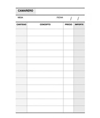 TALONARIO CAMARERO 9X14