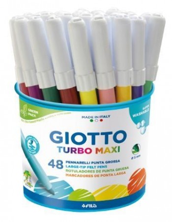 ROTULADORES PUNTA GRUESA GIOTTO TURBO MAXI