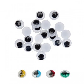 OJOS MOVILES  DIFERENTES FORMAS Y COLORES