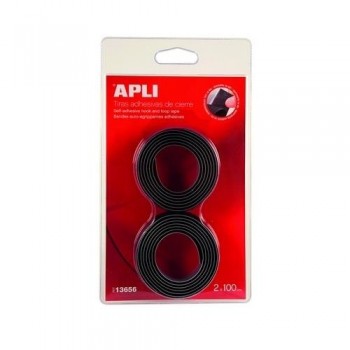 ROLLO CINTA ADHESIVA GANCHO/BUCLE(VELCRO) NEGRO O BLANCO 2 CM X100 CM