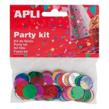 BOLSA CONFETI FIGURAS VARIADAS DE COLORES 14 GRS APLI