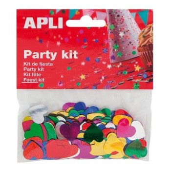 BOLSA CONFETI FIGURAS VARIADAS DE COLORES 14 GRS APLI