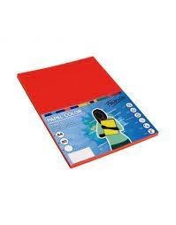 PAPEL COLOR A4 80 GR 100 HOJAS INTENSO ROJO FUERTE