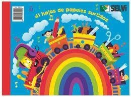 BLOC PAPEL MULTIPLE COLORES