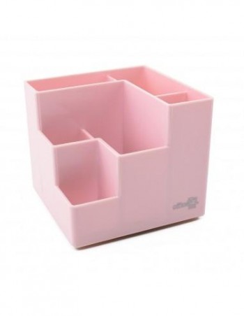 ORGANIZADOR DE MESA CUBO ROSA