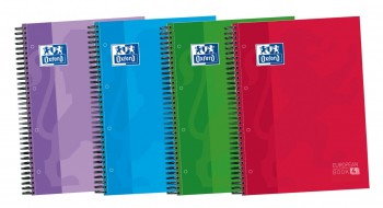 CUADERNO ESPIRAL A4+ 120H 90GR T EXT DURA 5X5 C/SEPARADORES