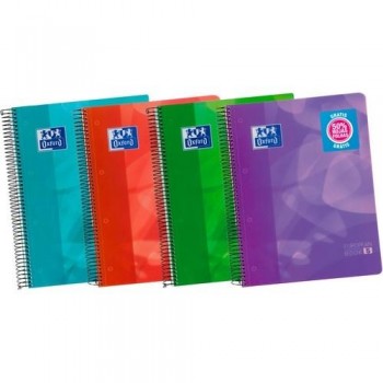 EUROPEANBOOK 4T PLASTICO  120 H 5X5 VARIOS TAMAÑOS