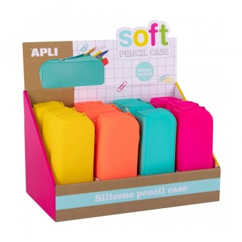 PORTATODO SILICONA  SOFT FLUOR APLI