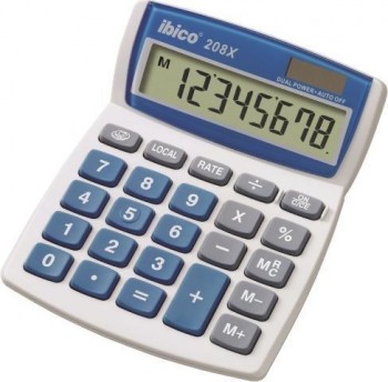 CALCULADORA SOBREMESA 8 DIG. 208X IBICO