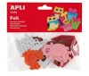 FIGURAS FIELTRO ANIMALES 18 U