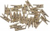 PACK 30 PINZAS DE MADERA PEQUEÑAS
