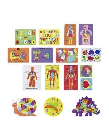 PUZZLE "EL CUERPO HUMANO" DE GOMA EVA