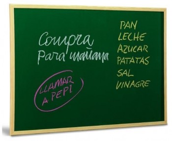 PIZARRA VERDE MARCO DE MADERA