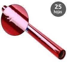 PAPEL TRANSP-CELOFAN SEMIPERFORADO COLORES VARIOS 25 HOJAS 50X65