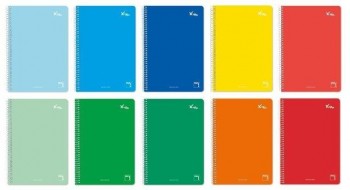 BLOC ESPIRAL FOLIO 80 HOJAS TAPA DURA XTRA