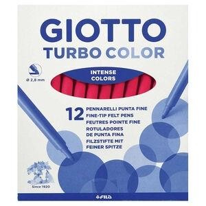 ROTULADORES COLORES GIOTTO CJ.12 UDS TURBO COLOR