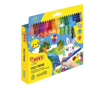 ROTULADORES GRUESOS JOVI 12 COLORES MAXI JUMBO