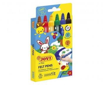 ROTULADORES GRUESOS JOVI 12 COLORES MAXI JUMBO