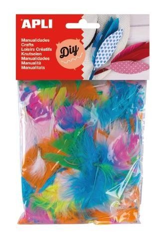 BOLSA PLUMAS COLORES SURTIDOS