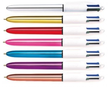 BOLIGRAFO BIC 4 COLORES SHINE