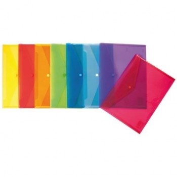 SOBRE PORTADOCUMENTOS A-4 POLIPROPILENO COLORES VARIOS