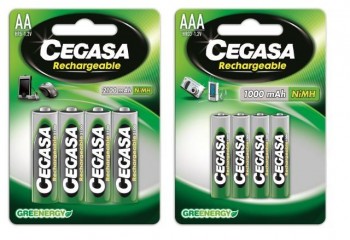 PILAS CEGASA RECARGABLES