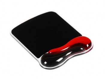 REPOSAMUÑECAS KENSINGTON DUO GEL TECLADO O RATON NEGRO/ROJO