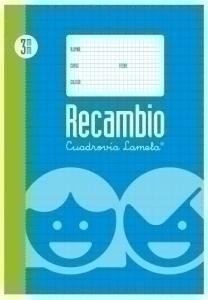 RECAMBIO FOLIO 4 AGUJEROS CUADROVIA LAMELA