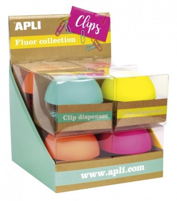 PORTACLIPS FLUOR APLI