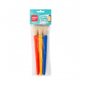 BOLSA PINCELES JUMBO PLASTICO 3UDS MEDIDAS VARIAS