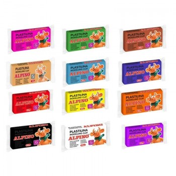 PLASTILINA 50 GRS. ALPINO
