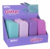 ESTUCHE SILICONA SOFT GLITTER