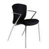 SILLA CONFIDENTE RD-966/4 NEGRO