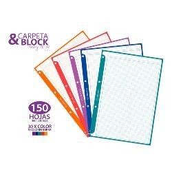 CARPETA Y BLOCK COLORES SUPRA