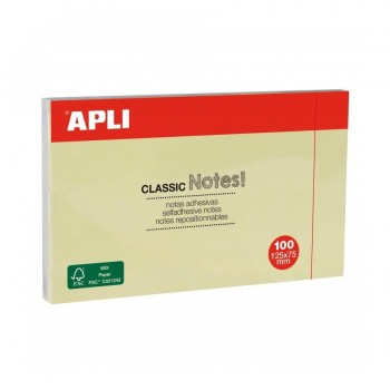 NOTAS ADHESIVAS APLI CLASSIC TAMAÑOS VARIOS