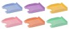 BANDEJA PLASTICO COLORES PASTEL