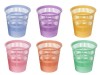 PAPELERA PLASTICO COLORES PASTEL SURTIDOS