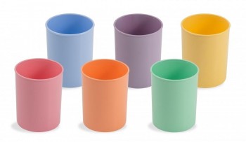 CUBILETES COLORES PASTEL
