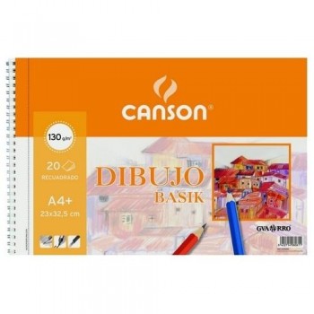 BLOC DIBUJO BASIK 130 GRS A4 Y A3 CON O SIN RECUADRO