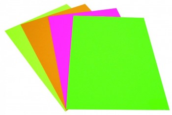 CARTULINA IRIS 50 X 65 FLUORESCENTE 250 GRS COLORES VARIOS